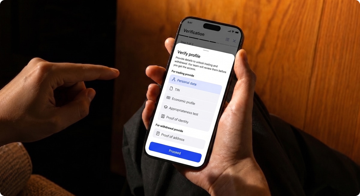 KYC Verification for a Trading Platform
